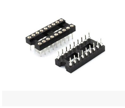 Цанговая панель под микросхему DIP-18