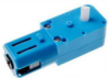 Мотор-редуктор TT синий (3-6В, 200 об/мин, пластик. редуктор 1:48, вал с одной стороны)