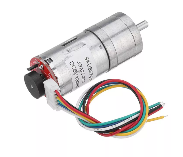 Моторчик 25GA370 12V 280 RPM с энкодером