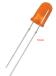 Рассеянный светодиод 3MM оранжевый с ножкой 18мм (2В, 20мА)