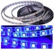 Светодиодная лента 5050 SMD (синий, гибкая, 12В, 60 LED/м, 5 метров, водонепроницаемая)