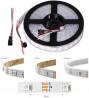 Адресная светодиодная лента WS2812B RGB5050 (белая, гибкая, 5В, 30 LED/м, 5 метров, IP30)