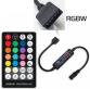 Контроллер RGBW LED ленты 5050 (28 кнопок, 5PIN, 5-24В, с аккумулятором)
