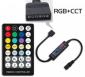 Контроллер RGB+CCT LED ленты 5050 (28 кнопок, 6PIN, 5-24В, с аккумулятором)