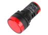 Светодиодный сигнальный светильник AD16-22DS (AC/DC24В, 22мм, LED, красный)