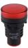 Светодиодный сигнальный светильник AD16-30DS (AC/DC24В, 30мм, LED, красный)