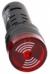 Сигнальный светильник со встроенным зуммером AD16-16SM (AC380В, 16мм, LED, красный)