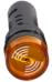 Сигнальный светильник со встроенным зуммером AD16-16SM (AC/DC36В, 16мм, LED, желтый)