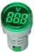 Светодиодный вольтметровый индикатор AD16-22DSV (AC60-500В, 22мм, большой цифровой дисплей, LED, зеленый)