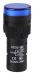 Сигнальная лампа AD16-16C (AC/DC24В, 16мм, LED, синий)
