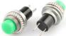 Зеленая кнопка DS-314 (10 мм, без фиксации, мгновенного действия, самовозврат, мини)