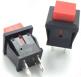 Красная кнопка DS-430 (2 контакта, самовозврат, ВКЛ-ВЫКЛ, квадратная, нормально разомкнутая)