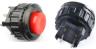 Красная кнопка DS-501 (2 контакта, 14 мм резьба, мгновенного действия, самовозврат, нормально замкнутая)
