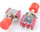 Красная кнопка DS-612 (6 мм, 3 контакта, мини, мгновенного действия, самовозврат, автоматический)