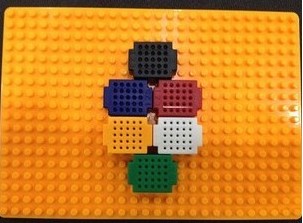 Набор из 6 мини макетных плат XF-25 и платы 13.3*9.3*0.8см