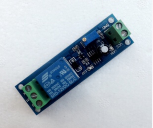 Одноканальное реле с задержкой времени NE555, 12в синяя плата