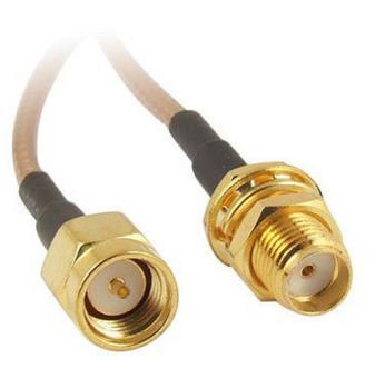 Антенна SMA Папа-Мама, кабель RG316 10см