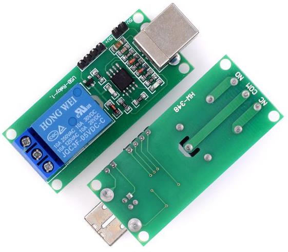 USB реле 5в, драйвера не требуются