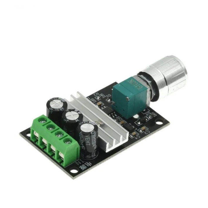 ШИМ регулятор скорости мотора 1203B, 6/12/24/28в 3А