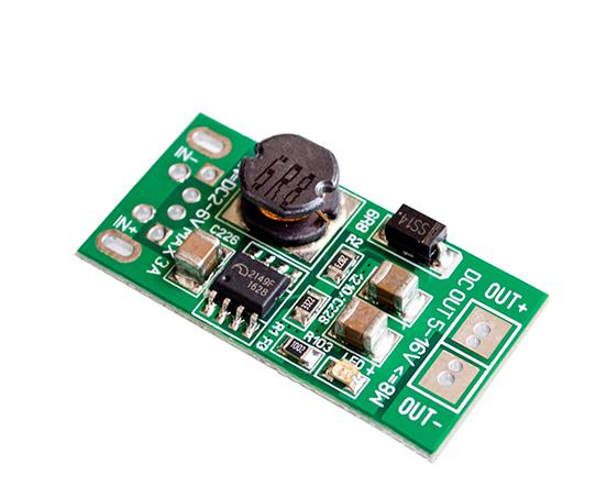Повышающий преобразователь напряжения, 8Вт 5-12в