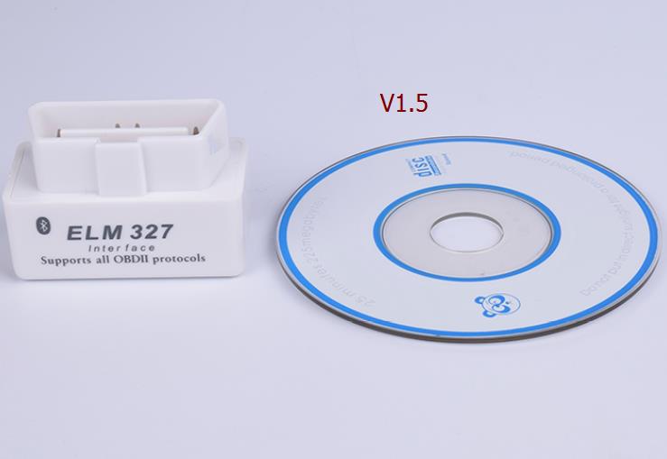 Автосканер ELM327 OBD2 V1.5, белый