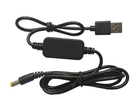 Кабель повышения напряжения 5в 0.6А-12в, DC5.5*2.1мм