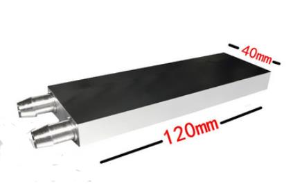 Пластина водяного охлаждения 40*120*12мм