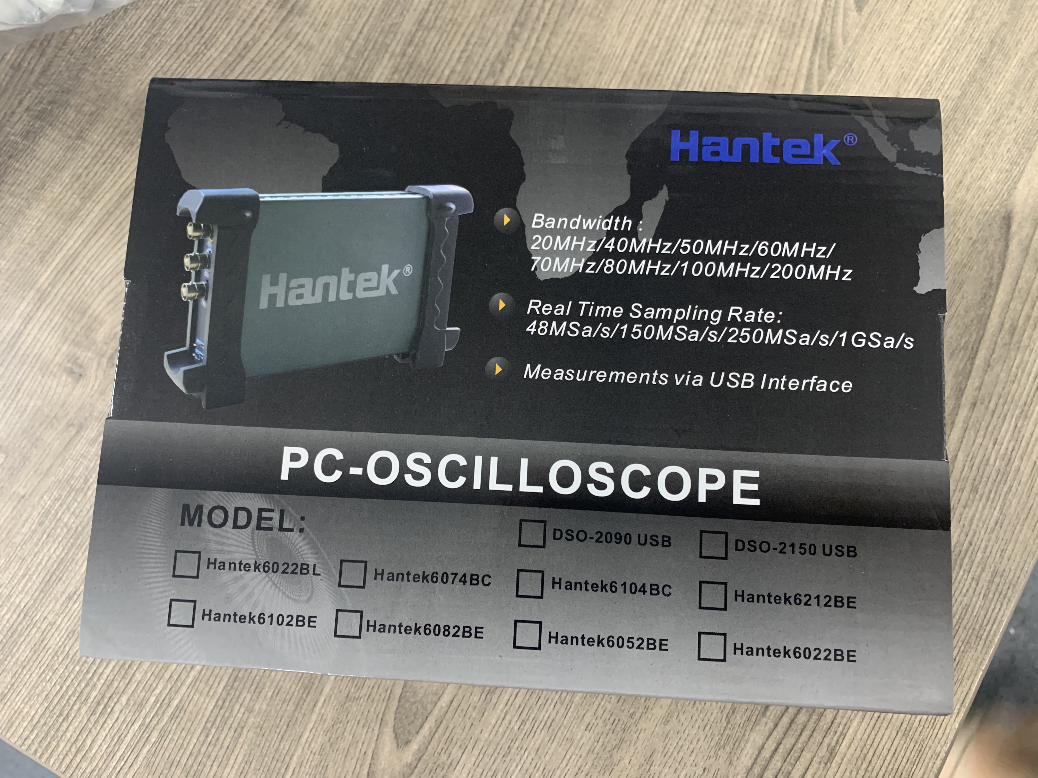 Цифровой осциллограф Hantek 6022BE