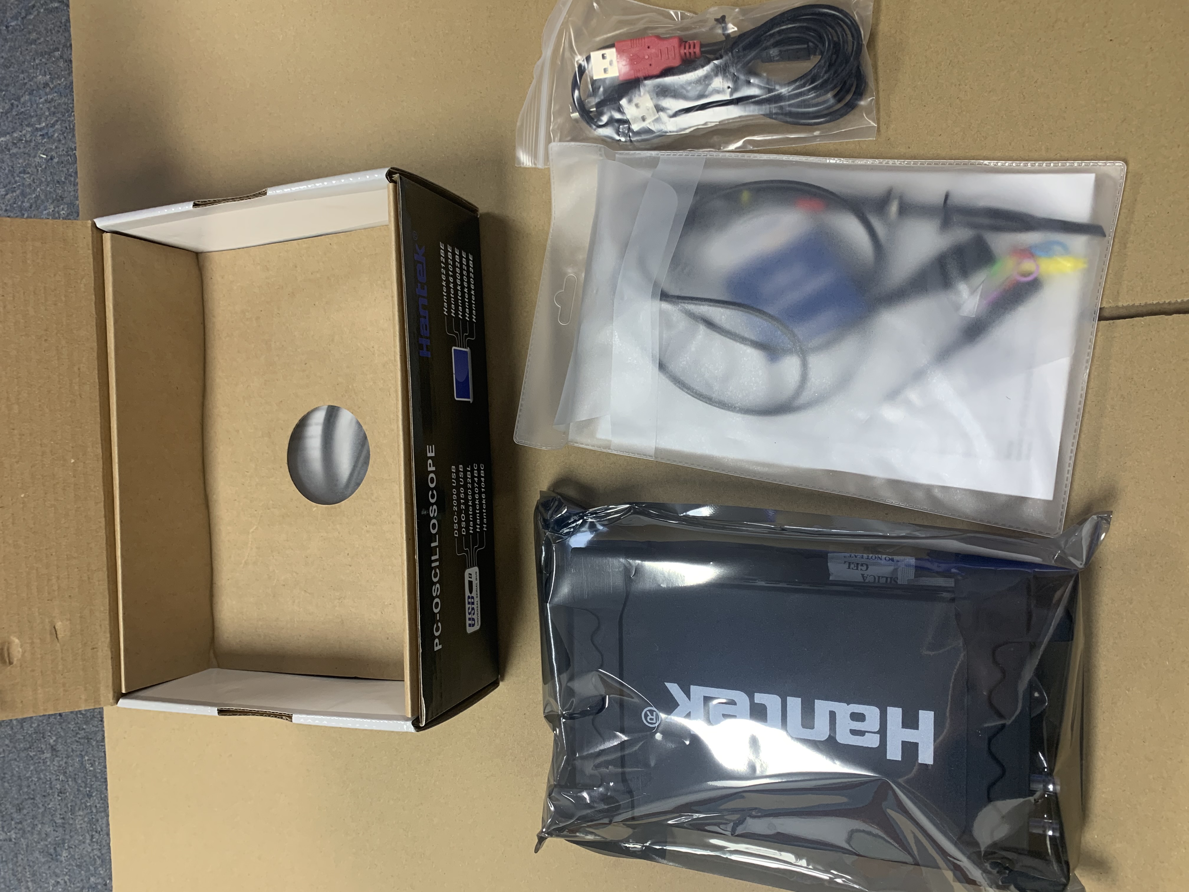 Цифровой осциллограф Hantek 6022BE