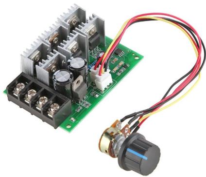 ШИМ регулятор скорости мотора, 9-55в 2000Вт 40А