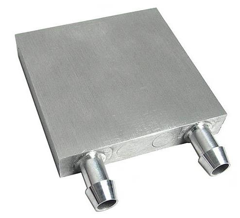 Пластина водяного охлаждения 80*80*15мм