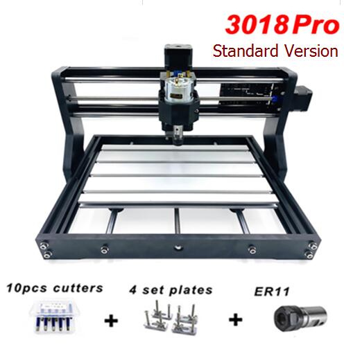 Гравировальный станок CNC3018 Pro без лазера, европейская вилка