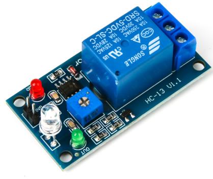 Модуль реле с фоточувствительным диодом 5В