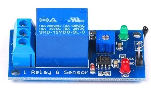 Модуль реле с термодатчиком 5В