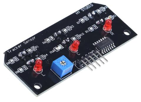 Модуль слежения за линией трехканальный