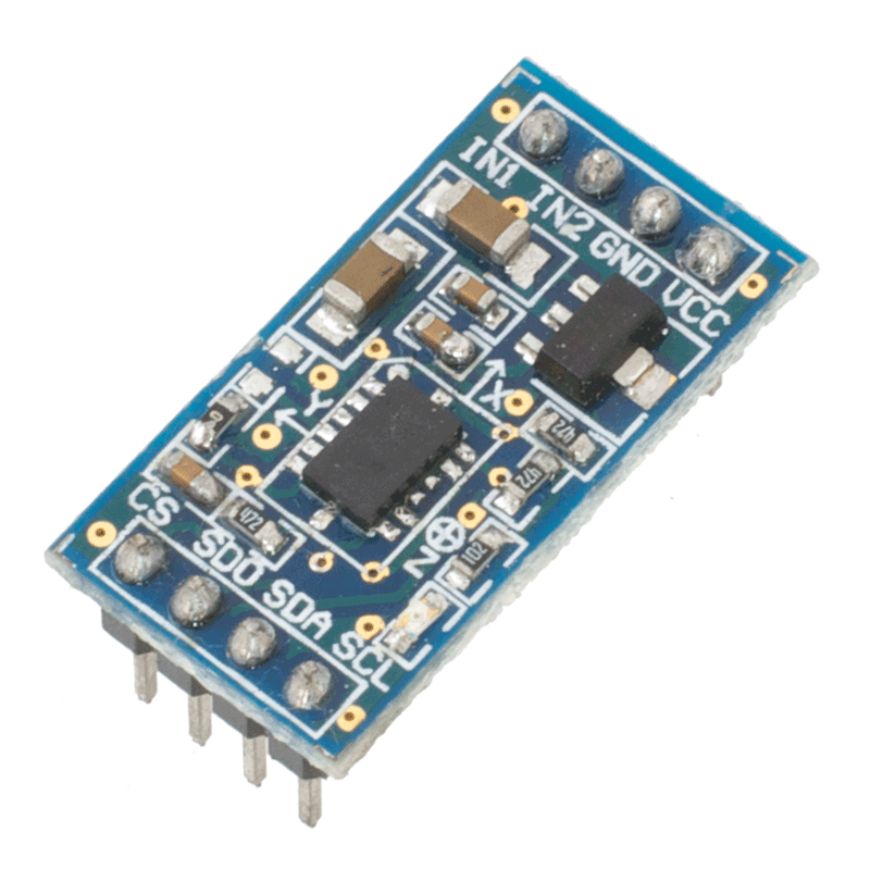 3 осевой акселерометр MMA7455