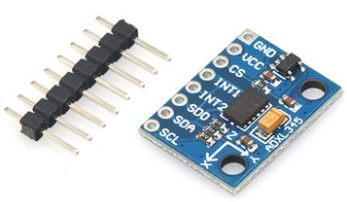 трехосевой акселерометр GY-291 ADXL345
