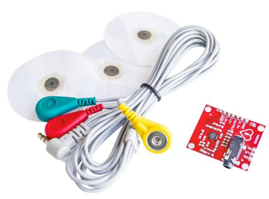 ЭКГ модуль сердечного ритма AD8232 с накладками