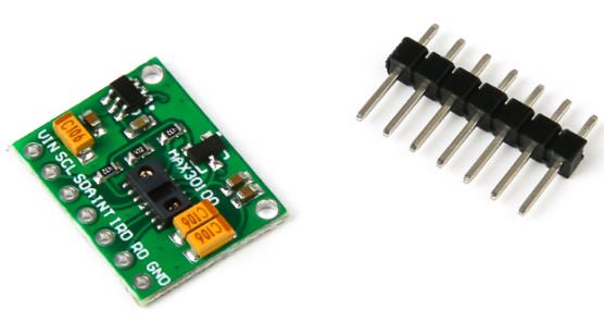 Модуль датчика сердечного ритма и пульсоксиметра MAX30100