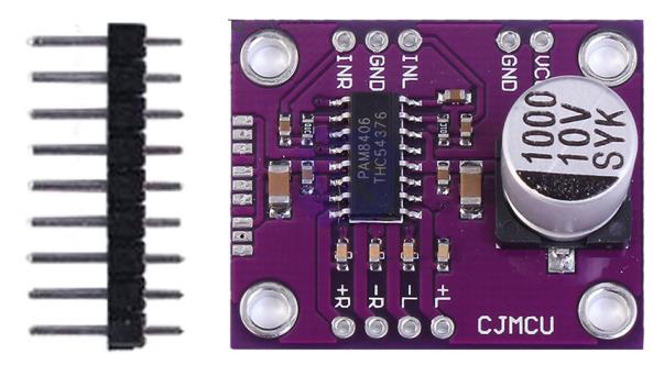 Модуль аудио усилитель CJMCU-8406,  PAM8406