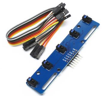 Модуль слежения за линией четырехканальный с датчиком TCRT5000L