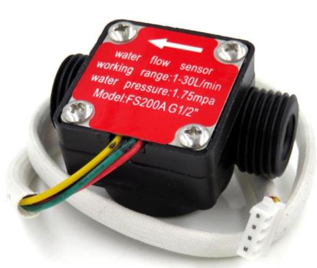 Датчик расхода воды FS200A YF-G21, G1/2 1-30Л/мин