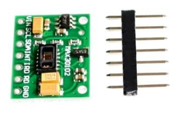 Модуль датчика сердечного ритма и пульсоксиметра MAX30102