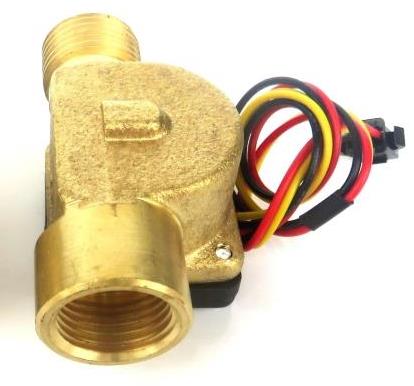 Датчик расхода воды YF-B26, G1/2 1-30Л/мин 4.5-18в, латунь