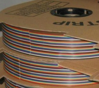 40-жильный медный кабель Dupont 2.54мм 24AWG, катушка 50 метров