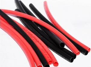 Термоусадочная трубка 4мм, черная 1 метр