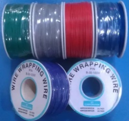 Катушка медного провода 0.5мм 30AWG, 230М, красная