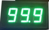 Вольтметр 0.56? 0-30В, зелёный