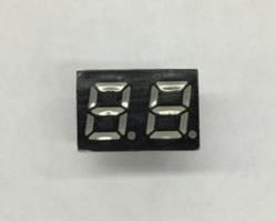 Светодиодный 2-разрядный индикатор на 7 сегментов 0.56 красный (CC)