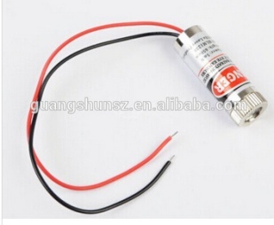 Лазерный модуль с лучом (крест), 650нм, 5МВт, 12мм